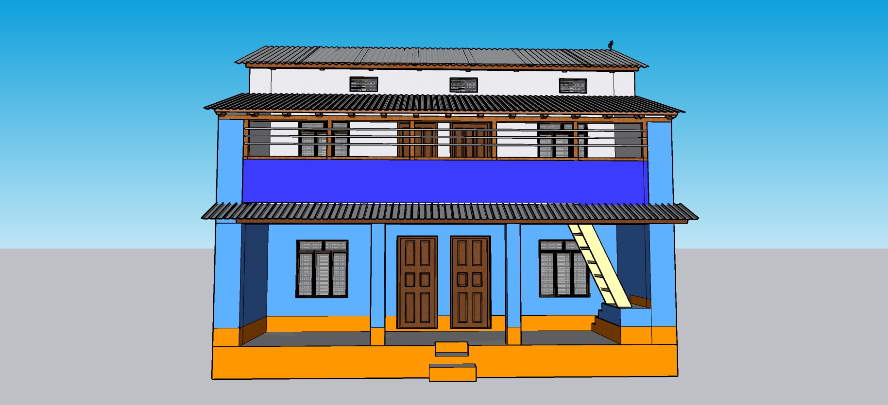 House model placeholder